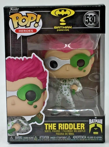 Funko POP! Heroes DC Batman Forever The Riddler #530 With Pop Protector
