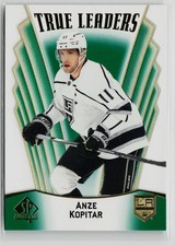 Anze Kopitar - 2021-22 SP Authentic True Leaders Green #TL-25 Los Angeles Kings