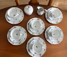 Hutschenreuther Maria Theresia Mirabell Kaffee Service für 6 Personen 21-Tlg TOP