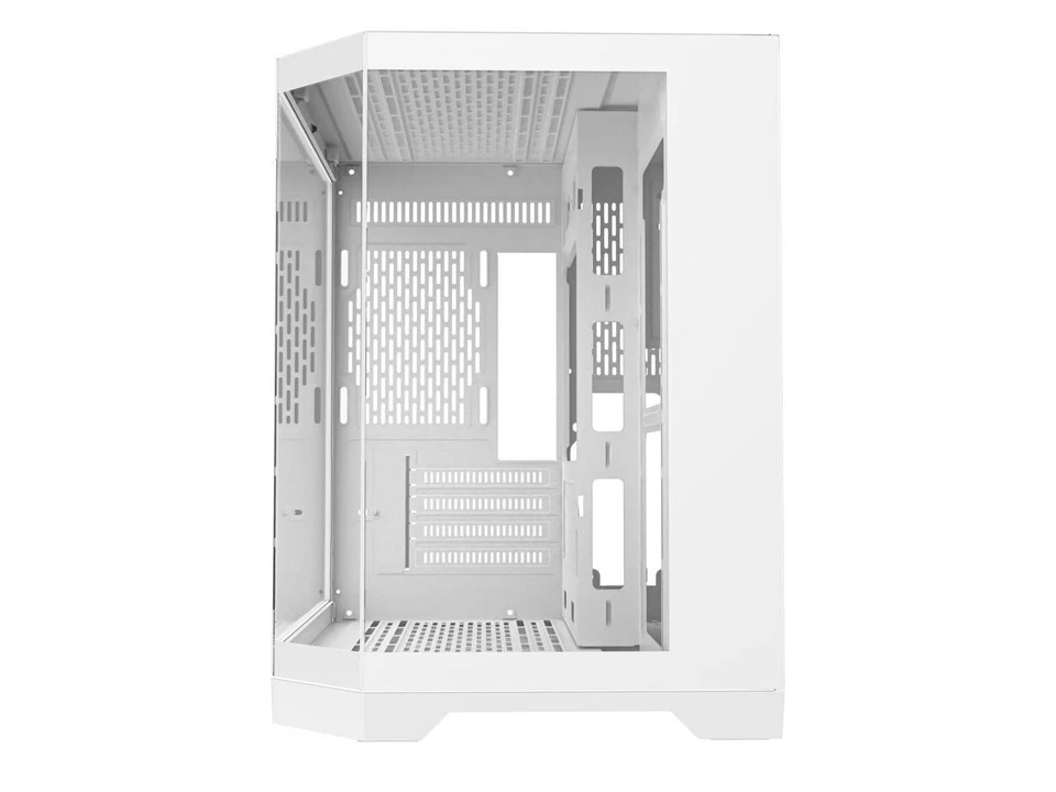 DIYPC DIY-CUBE03-W White Dual USB3.0 Tempered Glass Micro ATX Gaming Computer - Image 2 of 4