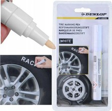 DUNLOP Reifenmarkierungsstift Weiß Tire Marking Pen Motorsport Tuning