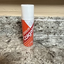 Vintage 1990s REGULAR Colgate Shave Cream 2.25 oz Travel Size Full Set Prop