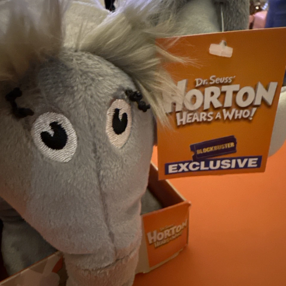 Dr. Seuss Horton Hears A Who Plush Blockbuster 2007 en caja original exclusivo Foto 2 de 4