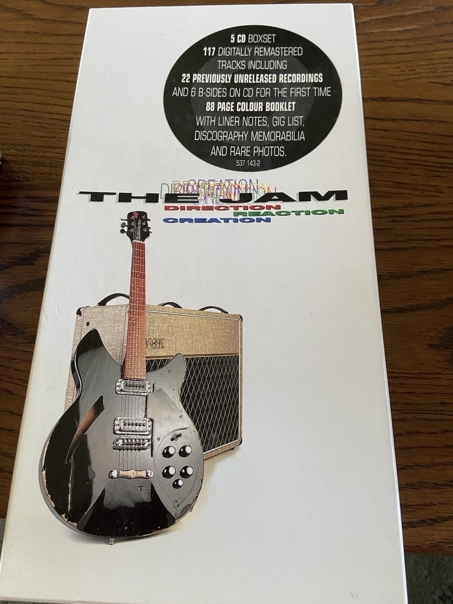 The Jam Direction Reaction Creation 5 CD Boxset with 117 Tracks