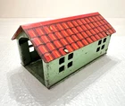 Vintage Marx Pressed Steel Car Garage Toy - 5" Long