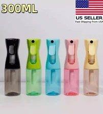Continuous Spray Bottle for Hair Care Press Ultra Fine Mist Empty Makeup US