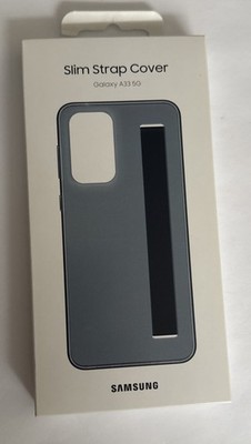 SAMSUNG Slim Strap Backcover, Samsung, A33 5G, Black