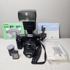 Canon EOS Rebel S II Camera  Ultrasonic 35-135mm Z Lens  Speedlite 430EZ Flash