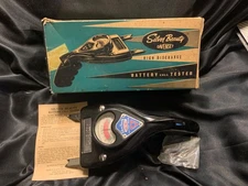 Vintage Silver Beauty High Discharge Battery Cell Tester w/box, instr., probe