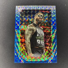 2026 Topps Chrome WWE Jey Uso Blue Geometric Refractor 117/150