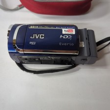 JVC Everio GZ-MG630AU 60GB HDD Digital Video Camcorder, Blue - Tested No Charger