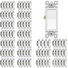 3 Way Wall Light Switch Self-Grounding Residential Commercial Grade UL 100Packs