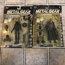 m28 METAL GEAR Metal Gear Solid Revolver Ocelot & Liquid Snake Figures Set Unop