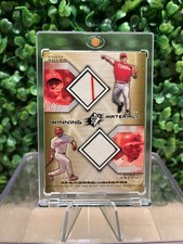 2002 Upper Deck SPX Winning Materials - Scott Rolen & Bobby Abreu #WM-RA (MEM)