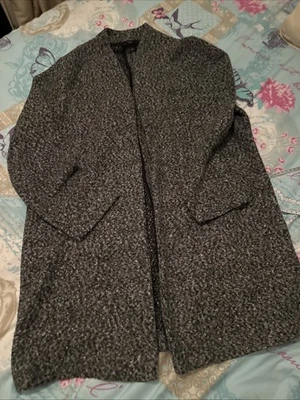 M&Co Size 18 Mid Length Jacket Grey - Image 1 of 2