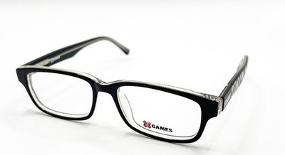 NEW X GAMES SUPERSLOPE 001 BLACK CRYSTAL AUTHENTIC EYEGLASSES 48-15