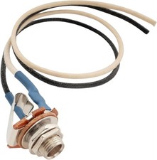 Pro Pre-wired Mono Output Jack Socket 1/4 inch 6.35mm for Electric Guitar Bass