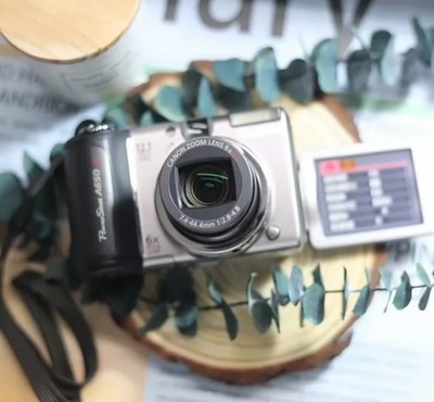 Canon PowerShot A650 IS 12 MP Compact Digital Camera Flip Screen
