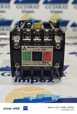 #ad #ad MITSUBISHI ELECTRIC S A21 Magnetic Contactor COIL 100VAC BEST OF CONDITION JAPAN $114.00