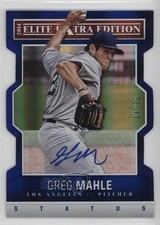 2014 Elite Extra Edition Status Blue Die-Cut Signatures 4/50 Greg Mahle Auto 1l5