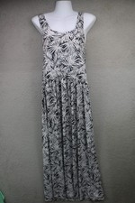 Michael Kors Twisted Back Straps Silky Maxi Dress-Medium-Beachy-Resort