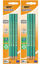 Lot de 12 crayons de bois à papier Bic Evolution HB n°2