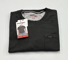 Wrangler Men's Pocket Tee, Gray, Size M