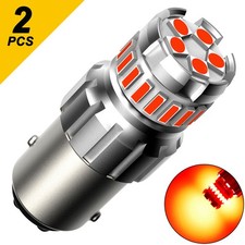 AUXITO 1157 Super LED Bright RED Alert Tail Safety Brake Light Bulbs Parking 2*