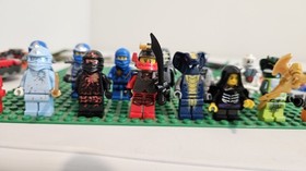 Lego Ninjago Minifig Lot NRG Cole, Zane, Kai, 9572, 9590, 9591, 9573, 9566, 9552