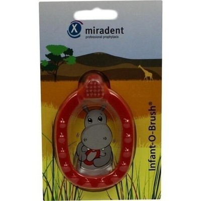 MIRADENT Kinder-Lernzahnbürste Infant-O-Brush rot, 1 St PZN 02172691