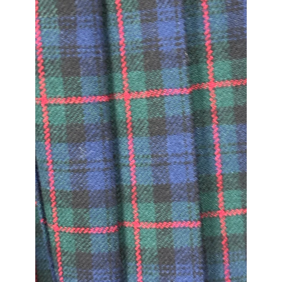 Pendleton Black Watch tartan plaid vintage pleated skirt, - Image 3 of 4