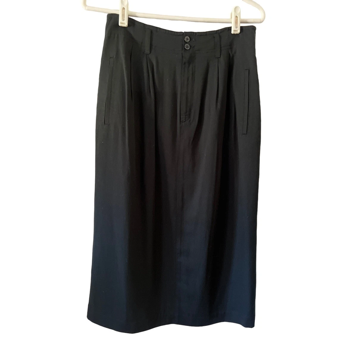 Jupe Noire Taille 12 Liz Sport - Coupe A-Line - Occasion En Très Bon état