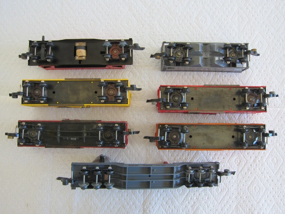 AMERICAN FLYER S GAUGE 7ea. LINK COUPLER FREIGHT CARS-BEAUTIFUL! $14.95 SHIP! - Image 4 of 4