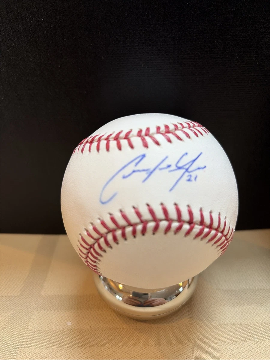 Christian Yelich Original Autographed Baseball MLB Balls for sale