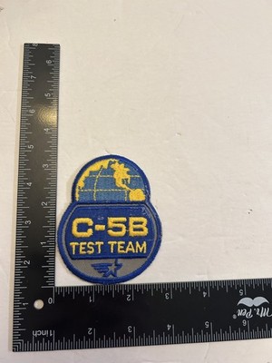 MH2620 Original US Air Force 1980s Unit Patch C-5B Test Team IR46B