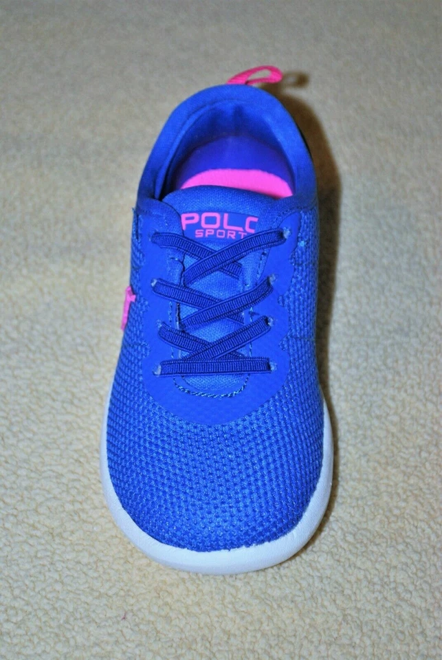 Tênis Polo Ralph Lauren Infantil Kasey Gore Azul Royal Slip-On - Tamanho 10 - Imagem 2 de 4