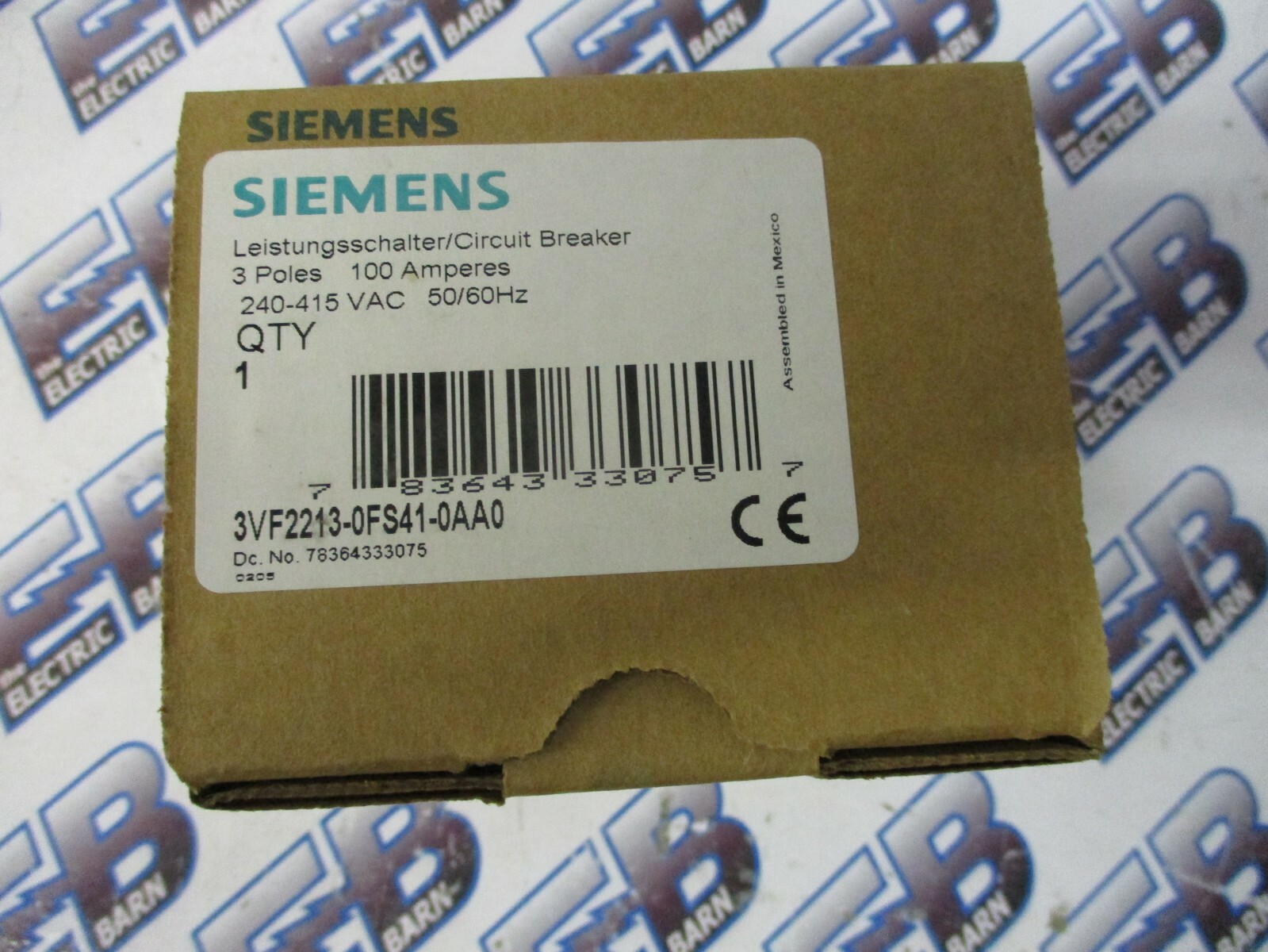Siemens 3VF2213-0FS41-0AA0 Interruttore Automatico Industriale – Come Nuovo, Aperto Solo Per Foto