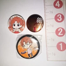 A73979 Bungo Stray Dogs Can Badge Junichiro Tanizaki