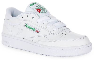 Reebok Club 85 Lace Up Court Womens Sneakers White Grey  US 4 - 9