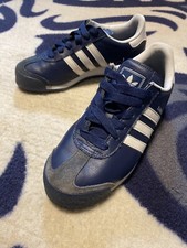 Adidas Original Samoa Mens Navy Blue White Casual Sneakers Shoes 4.5 G21252