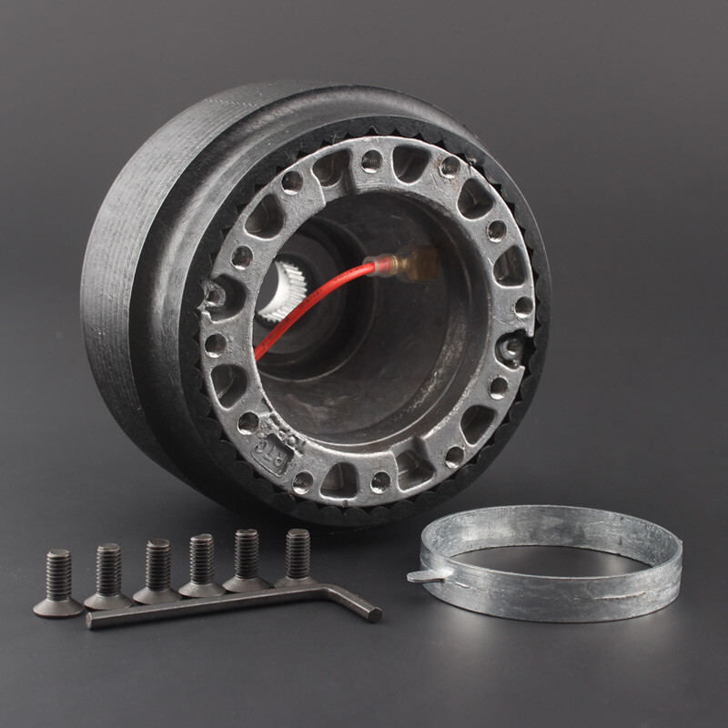 Black 6 Hole Steering Wheel Hub Adapter for SUZUKI Vitara 3 Door 5 Door Swift