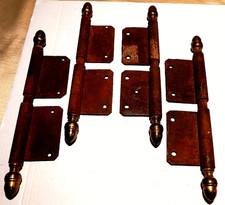 4 CARDINI PER ARMADI O LIBRERIE, PERIODO 1°IMPERO-INZ. 1800, TERMINALI IN BRONZO