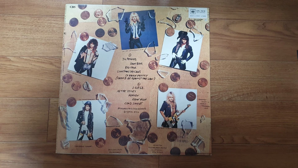 WARRANT- Dirty Rotten Filthy Stinking Rich 1990 Korea Orig Vinyl LP W/Insert Foto 3 de 4