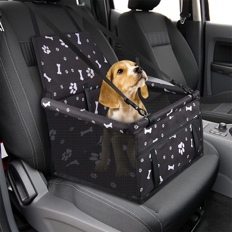 Pet Car Seat Carriers Suitcase Booster Safety Leash Cat Dog Travel Carrier  Bag