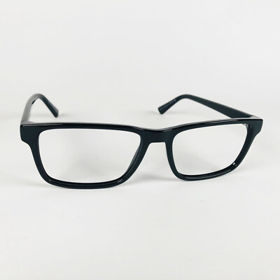 SPECSAVERS Brille SCHWARZ RECHTECKIG Brillengestell MOD: ENTRY 01 30880597
