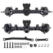 Aluminum Front Rear Axles for Axial SCX24 Deadbolt JLU C10 Gladiator 1/24 RC Car