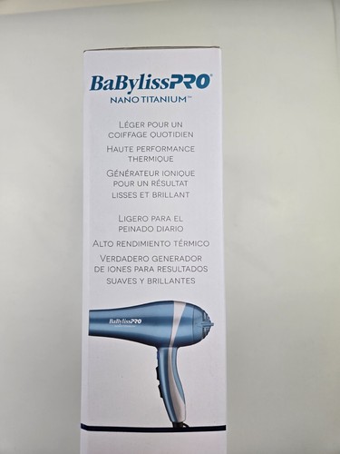 BaBylissPRO Haartrockner, Nano Titanium 2000 Watt Föhn, Profi/Ionisch, - Bild 3 von 4