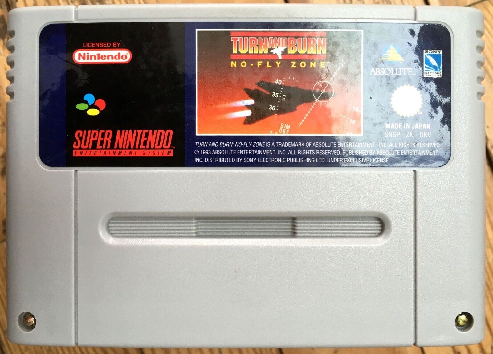 Super Nintendo - Turn And Burn No-Fly Zone (1993) 