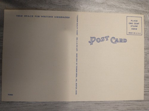 WWII Comic Military Linen Postcard 1940s Guard the Rear - Picture 2 of 2