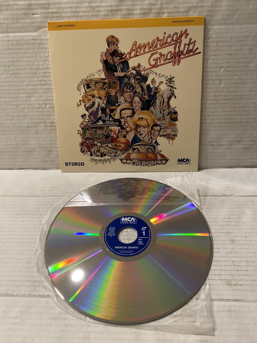 Laser Disc LD Movie AMERICAN GRAFFITI : Ron Howard :Harrison Ford